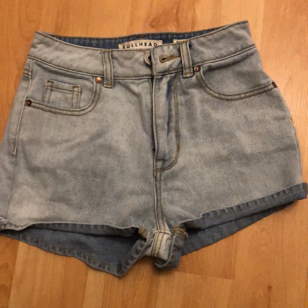Pacsun BullHead Mom Short 0 blue